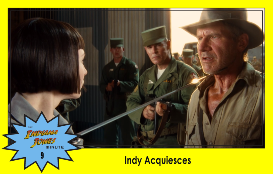 Crystal Skull 9: Indy Acquiesces, with Pete the Retailer